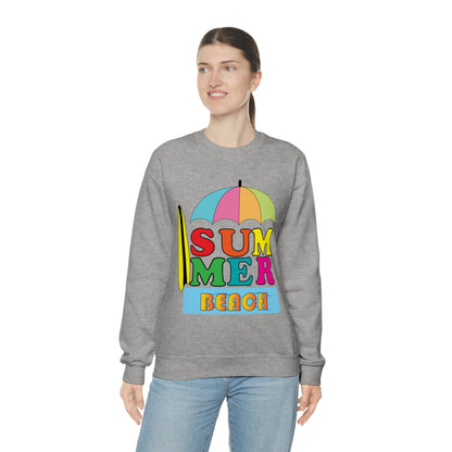 Summer Beach Crewneck Sweatshirt