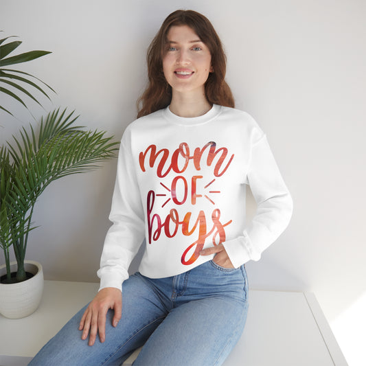 mom of boys Crewneck Sweatshirt