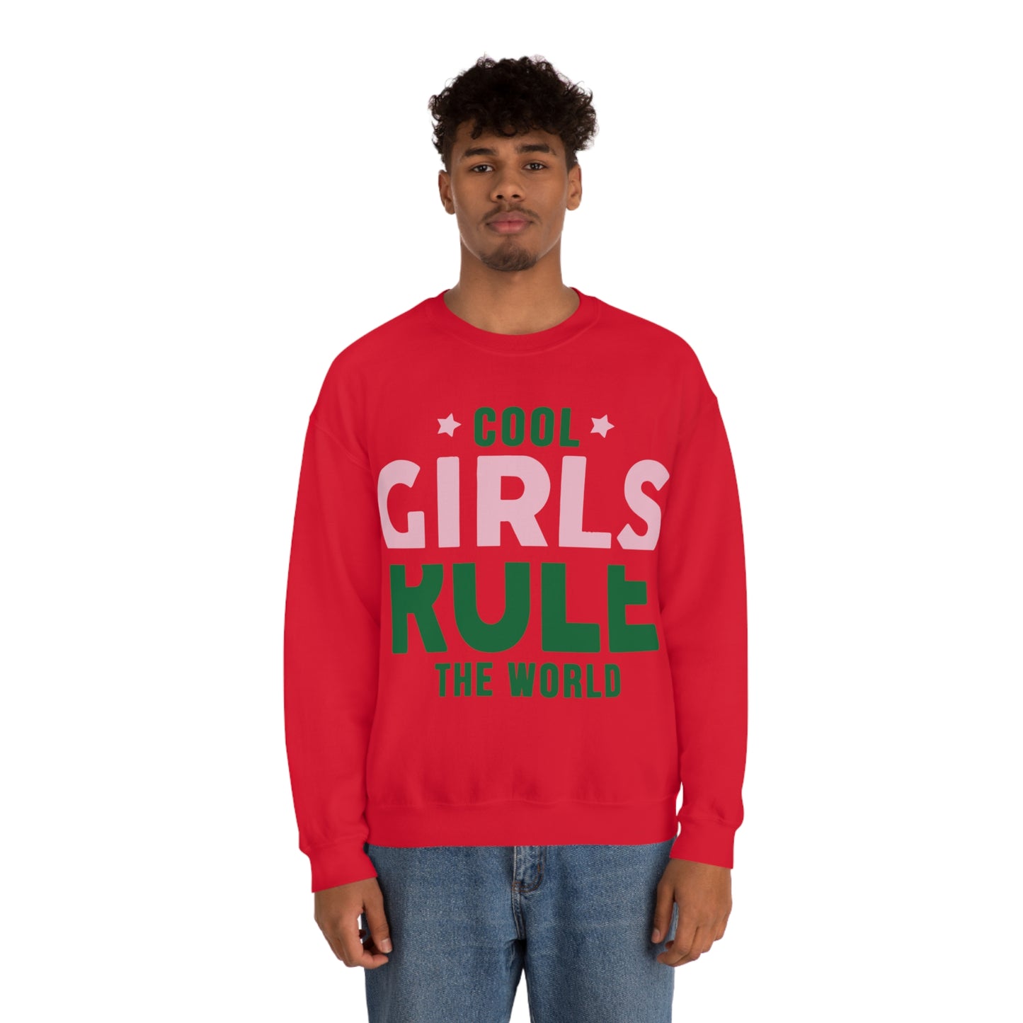 girls rule Crewneck Sweatshirt