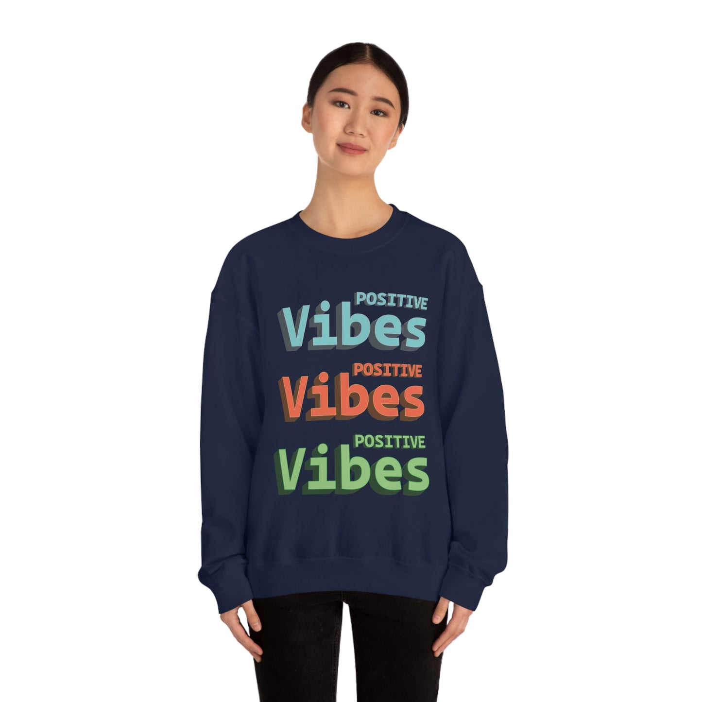 Positive Vibes Crewneck Sweatshirt