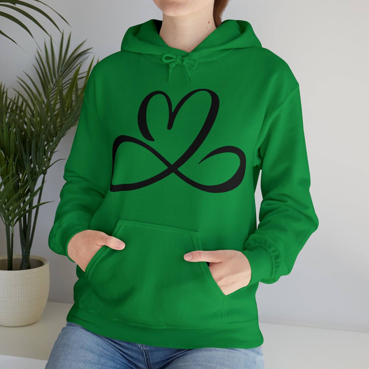 Heart infinity symbol Hoodie