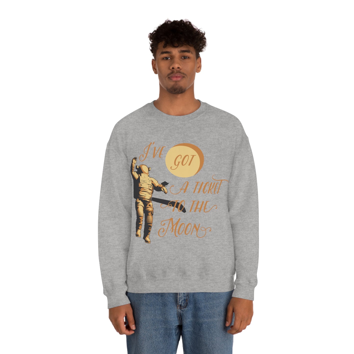 I've got a ticket to the moon Crewneck Sweatshirt