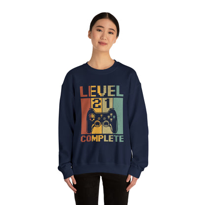 level 21 complete Crewneck Sweatshirt