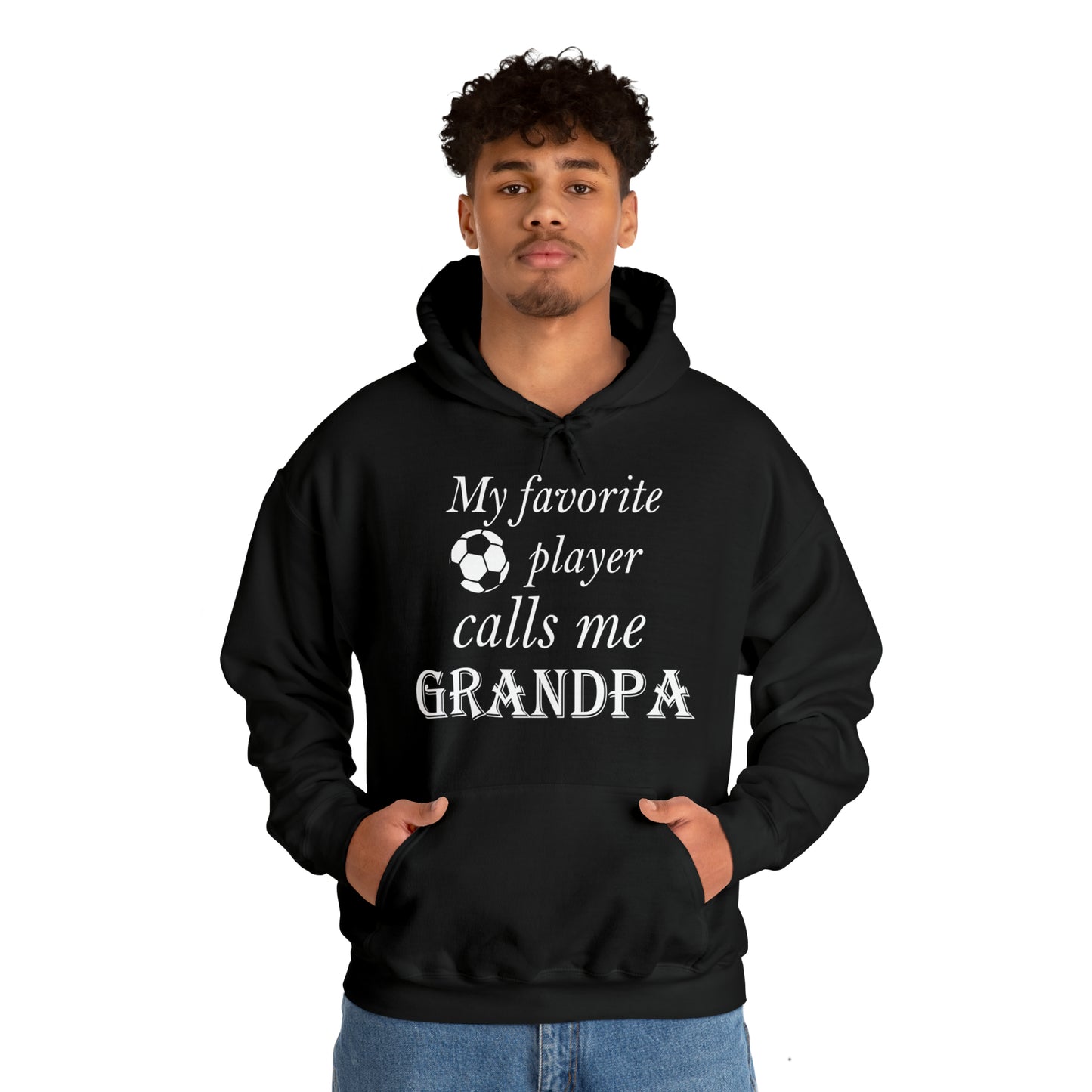 Grandpa Favorite Soccer Player Hoodie