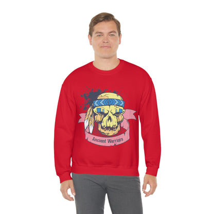 Ancient Warrior Skull Chief Crewneck Sweatshirt