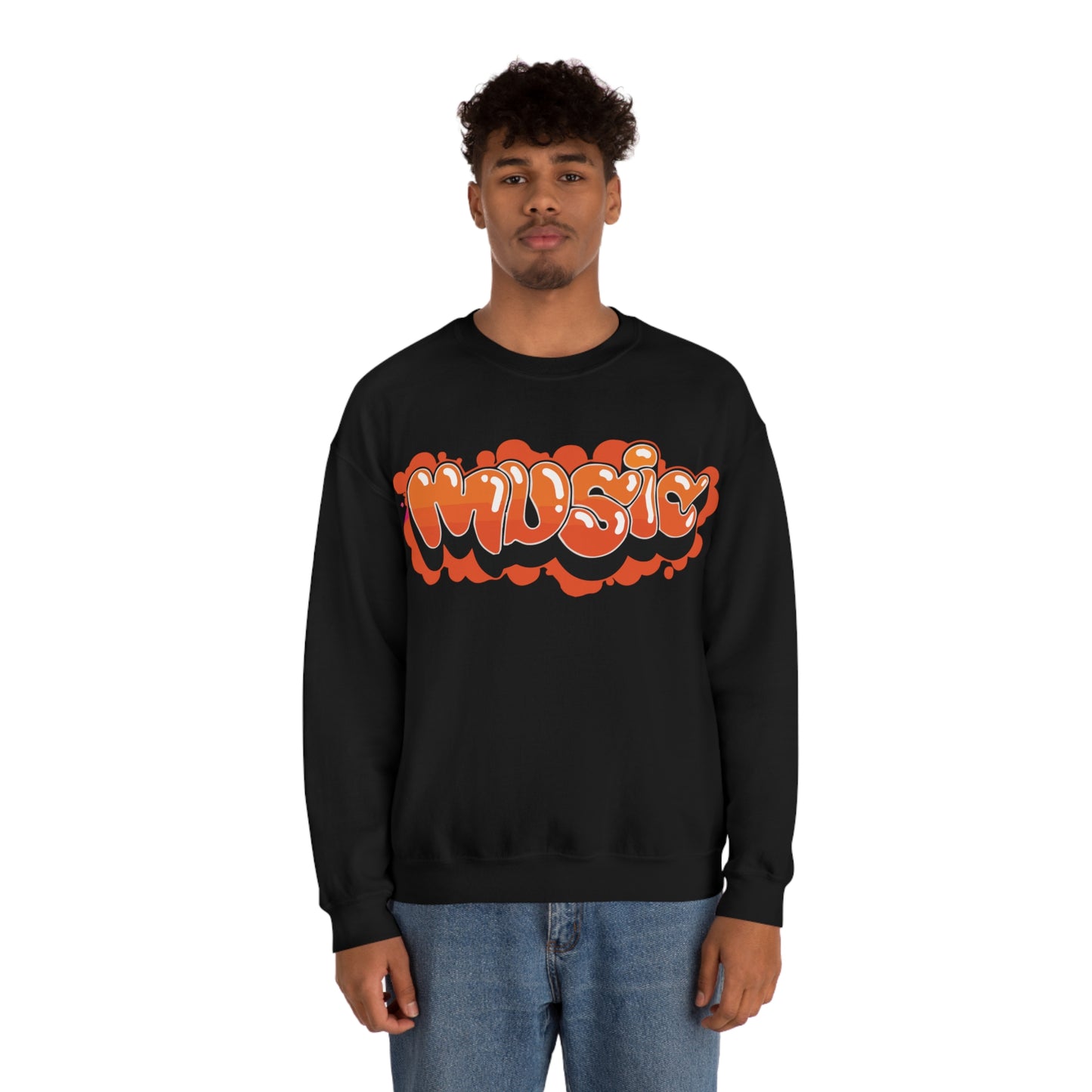 Music graffiti Crewneck Sweatshirt