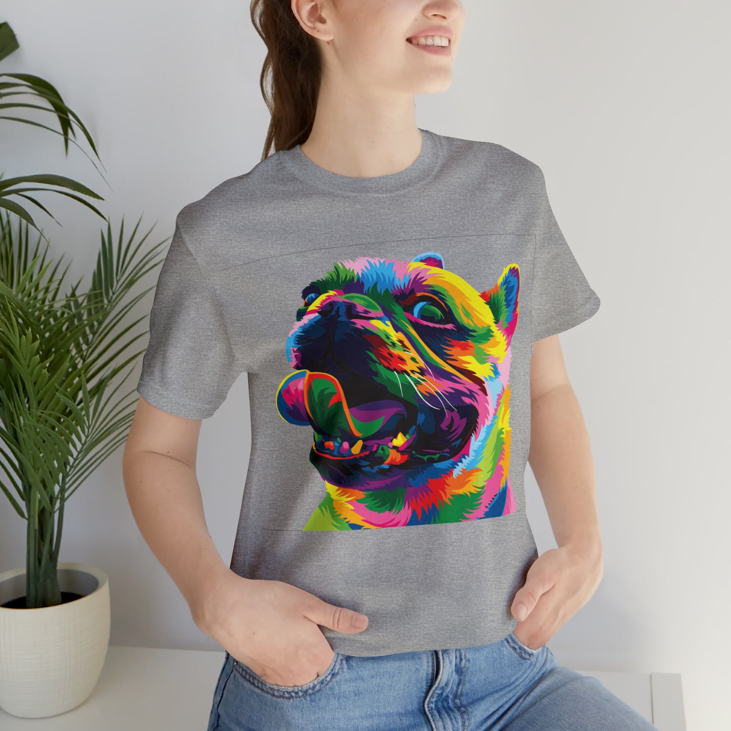 Colorful Dog T-Shirt