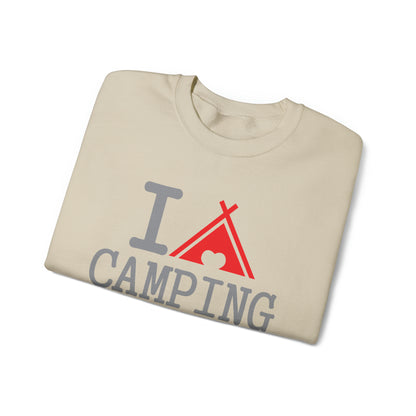 I Love CAMPING Crewneck Sweatshirt