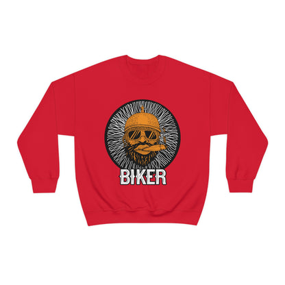 Cool Biker Crewneck Sweatshirt