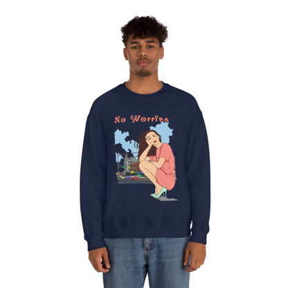 No worries Crewneck Sweatshirt