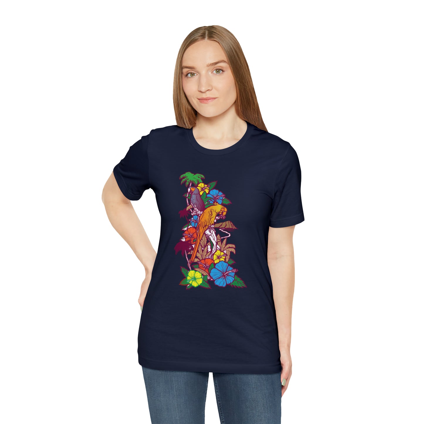 Parrot Jungle Floral T-Shirt