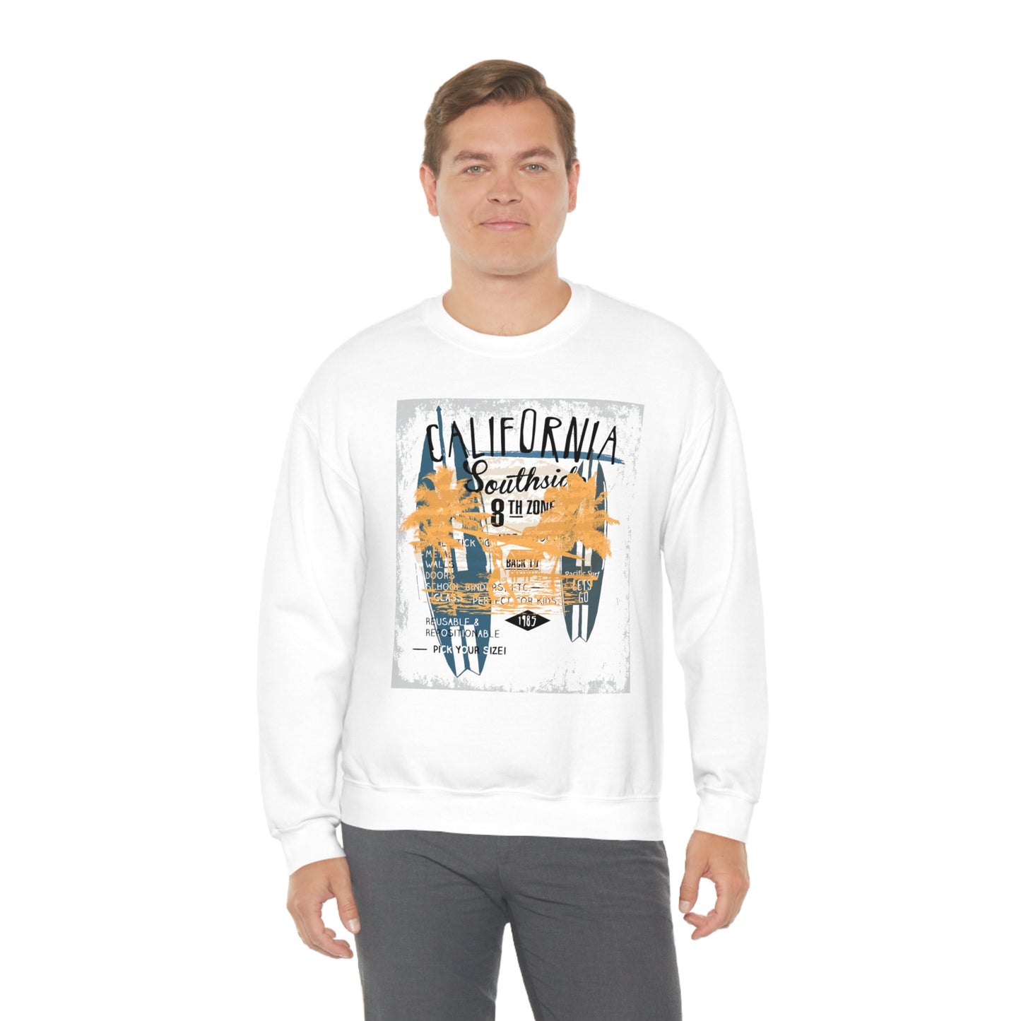 Cali SouthSide Surf Crewneck Sweatshirt