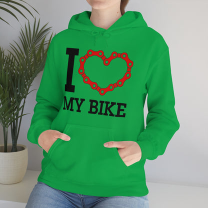 I love my bike Hoodie