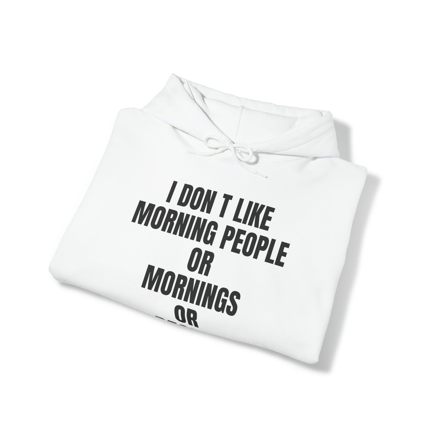 Don't like morning people Hoodie