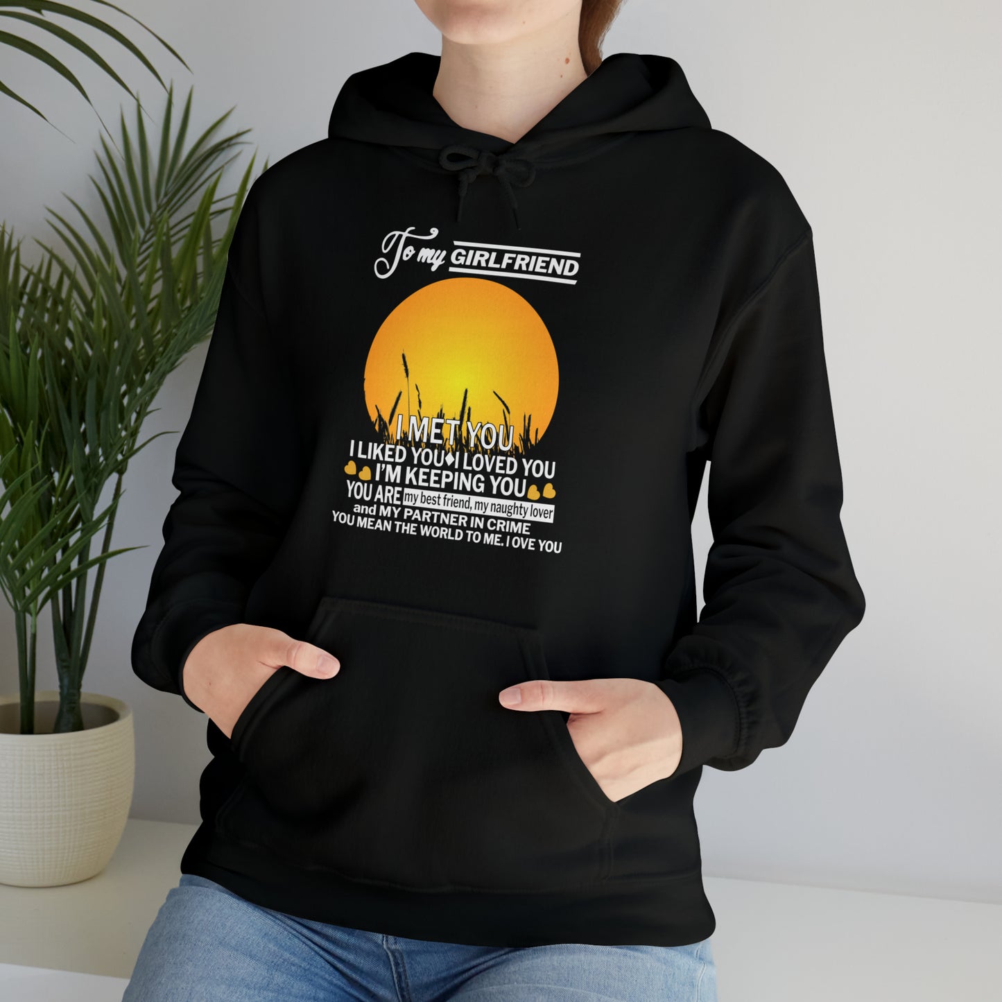 My girlfriend means the world to me Hoodie