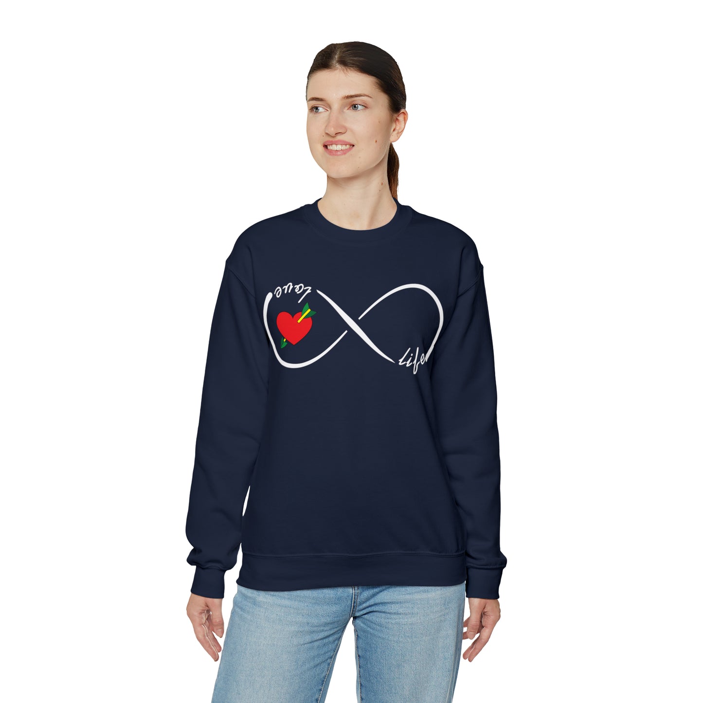 Love life infinity Crewneck Sweatshirt