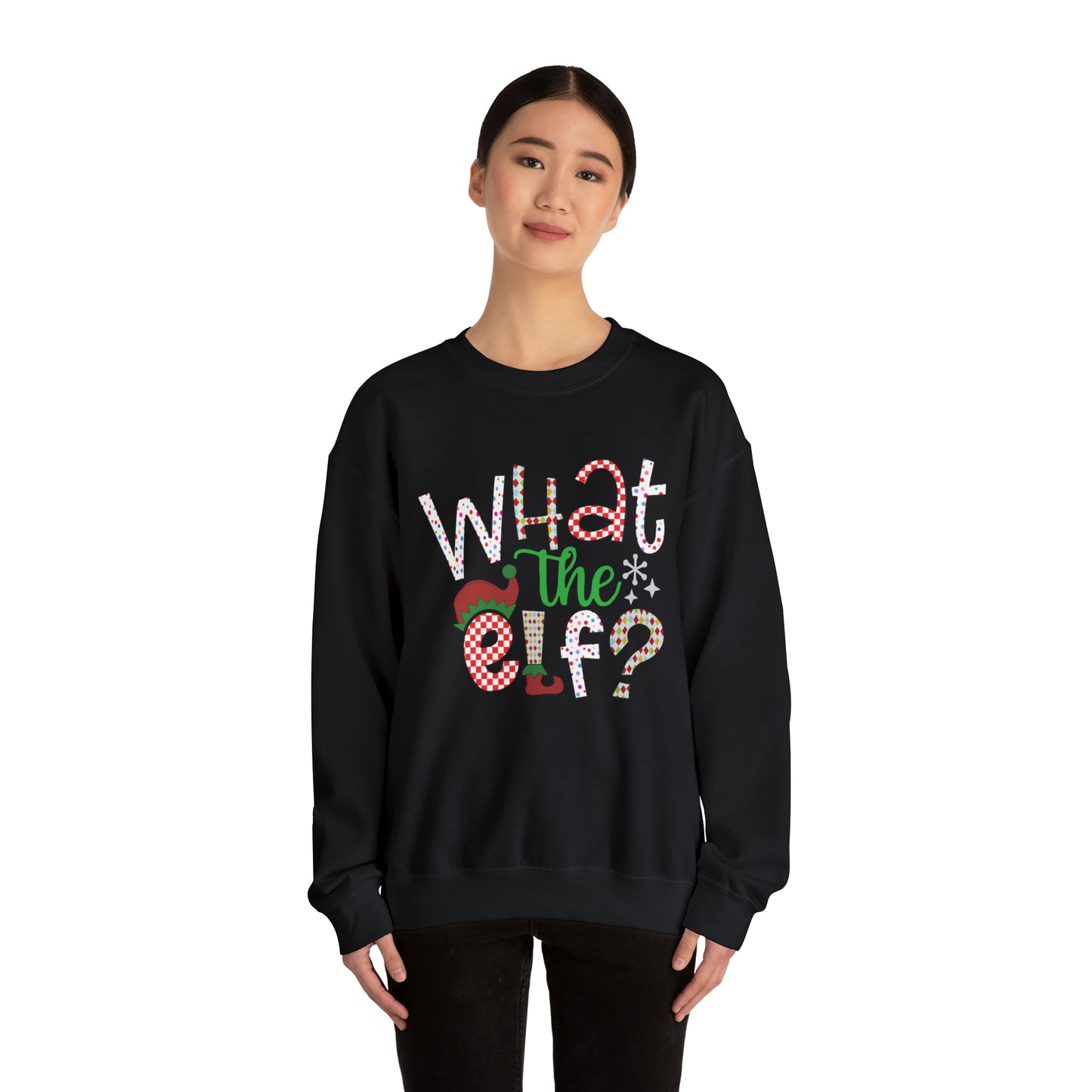 what the elf Christmas Crewneck Sweatshirt