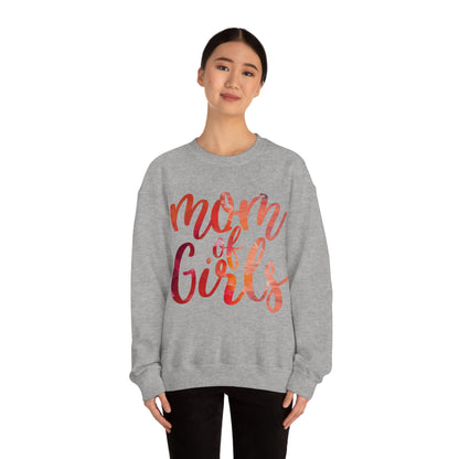 mom of girls Crewneck Sweatshirt