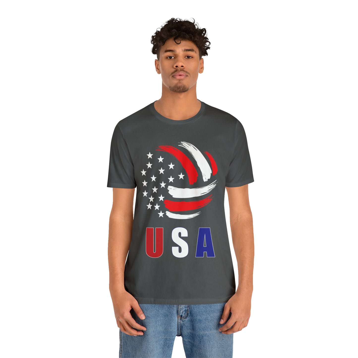 USA Volleyball Flag T-Shirt