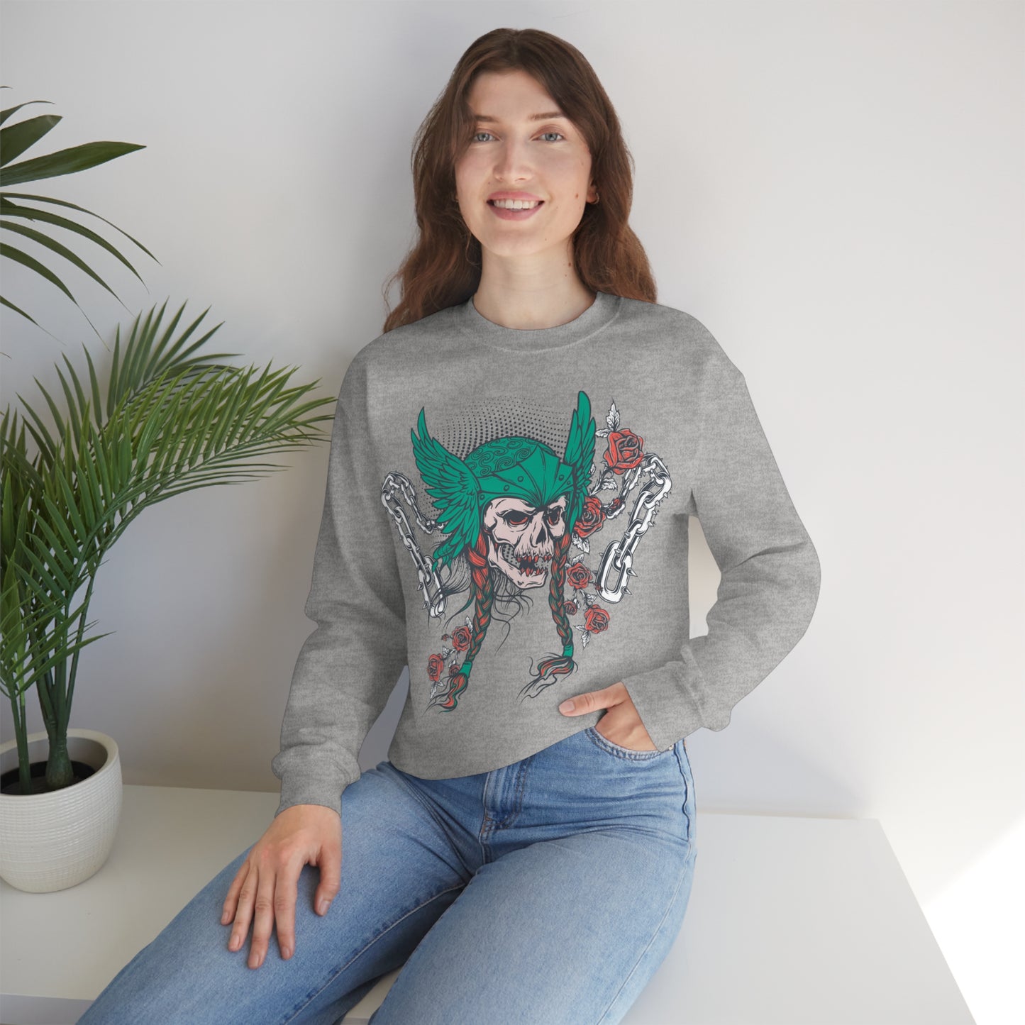 Chained Up Warrior Crewneck Sweatshirt