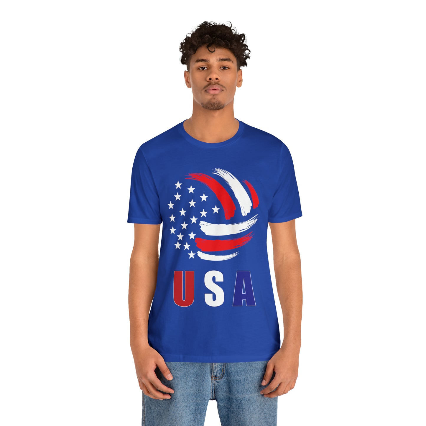 USA Volleyball Flag T-Shirt