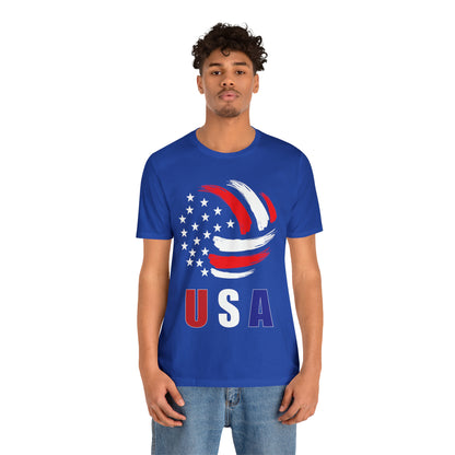 USA Volleyball Flag T-Shirt