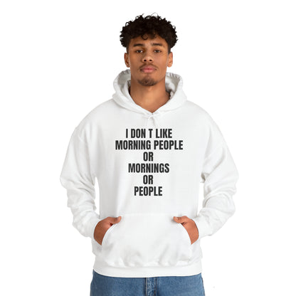 Don't like morning people Hoodie