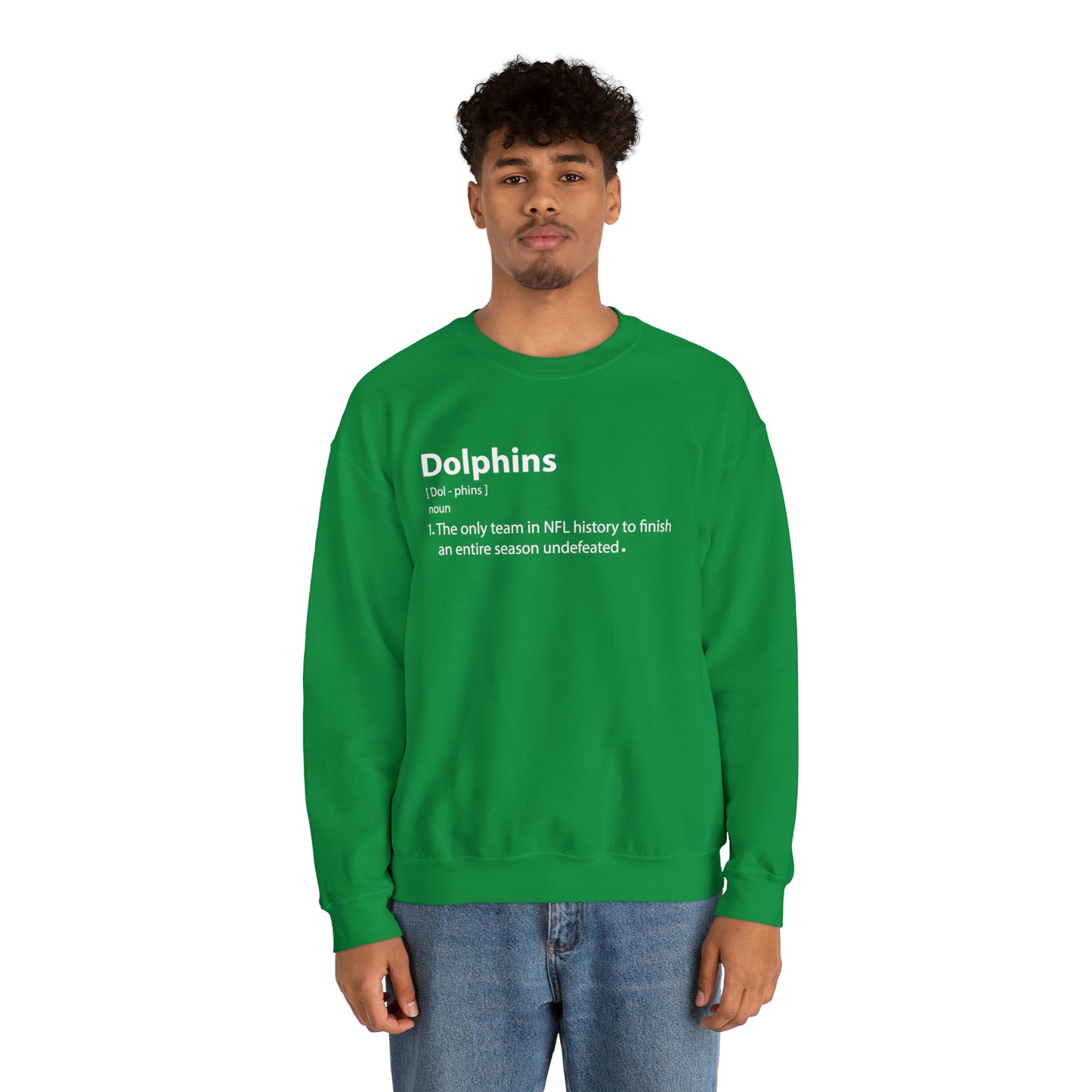 Dolphins definition Crewneck Sweatshirt