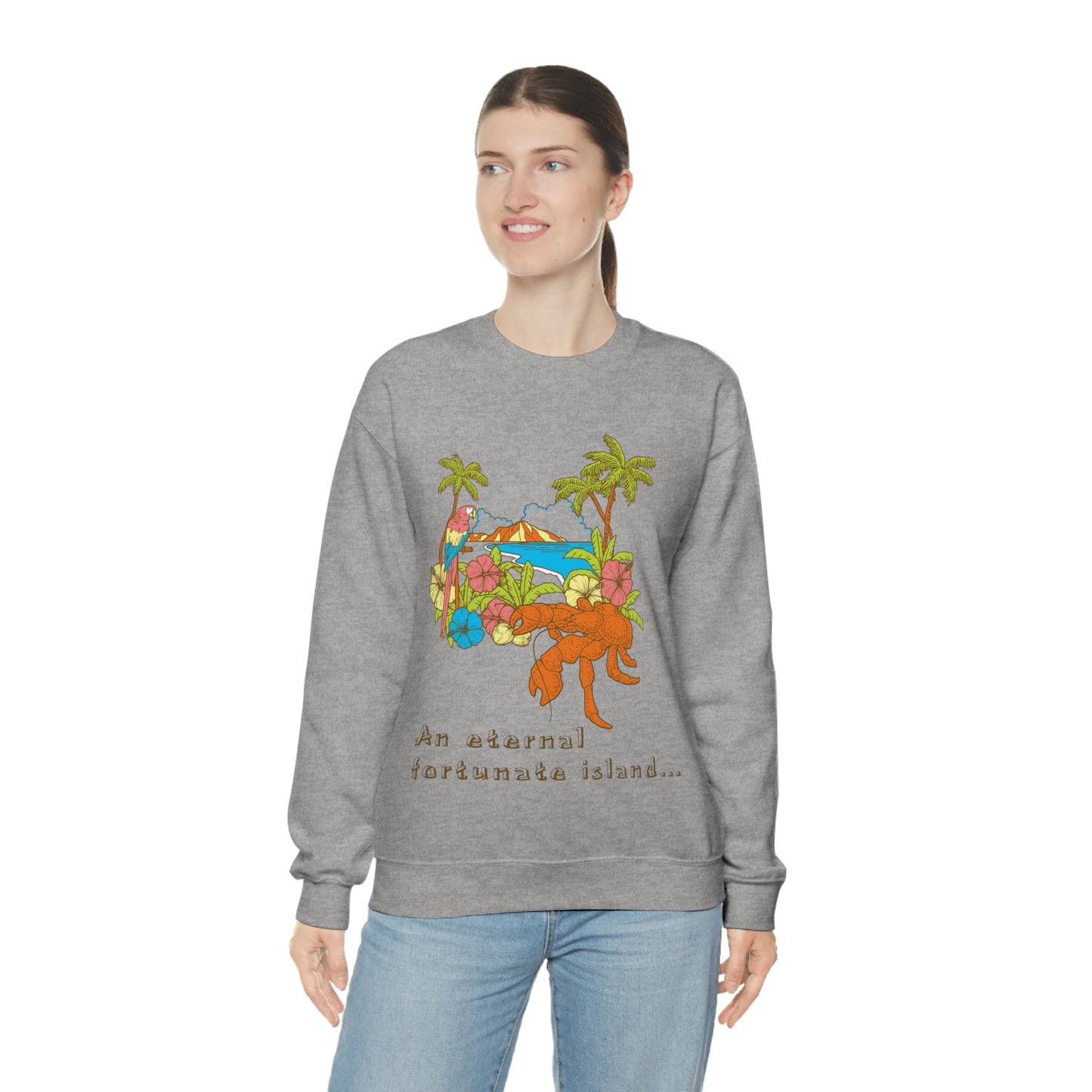 An Eternal Island Crewneck Sweatshirt