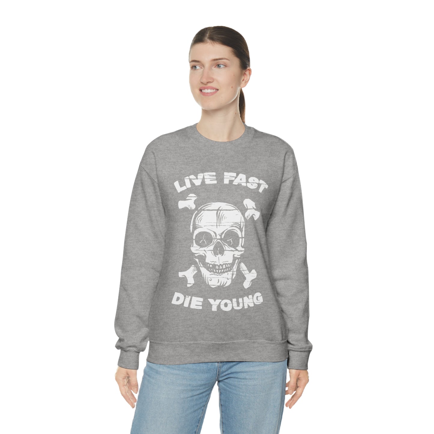 Live Fast Die Young Crewneck Sweatshirt