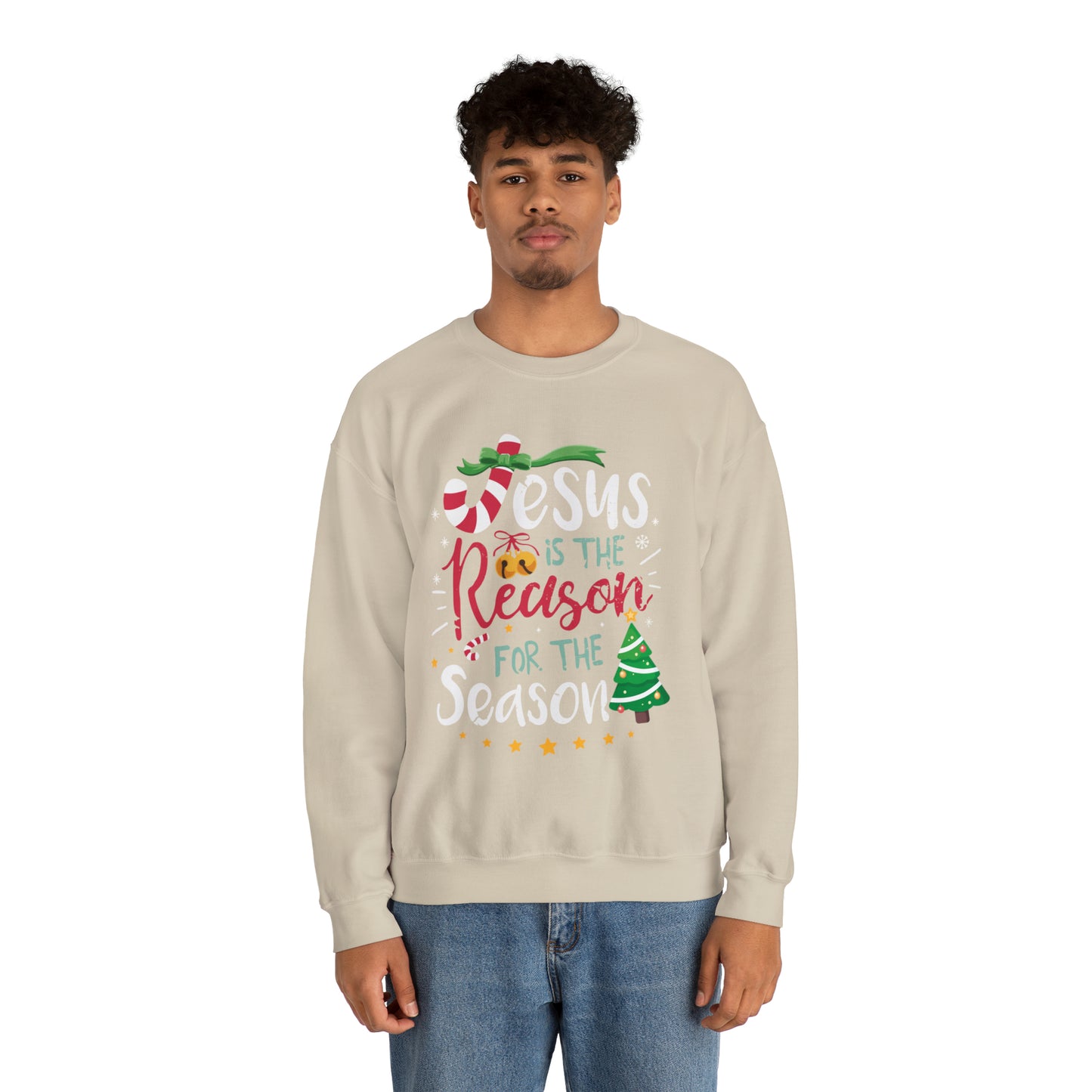 Jesus is the reason Christmas Crewneck Sweatshirt