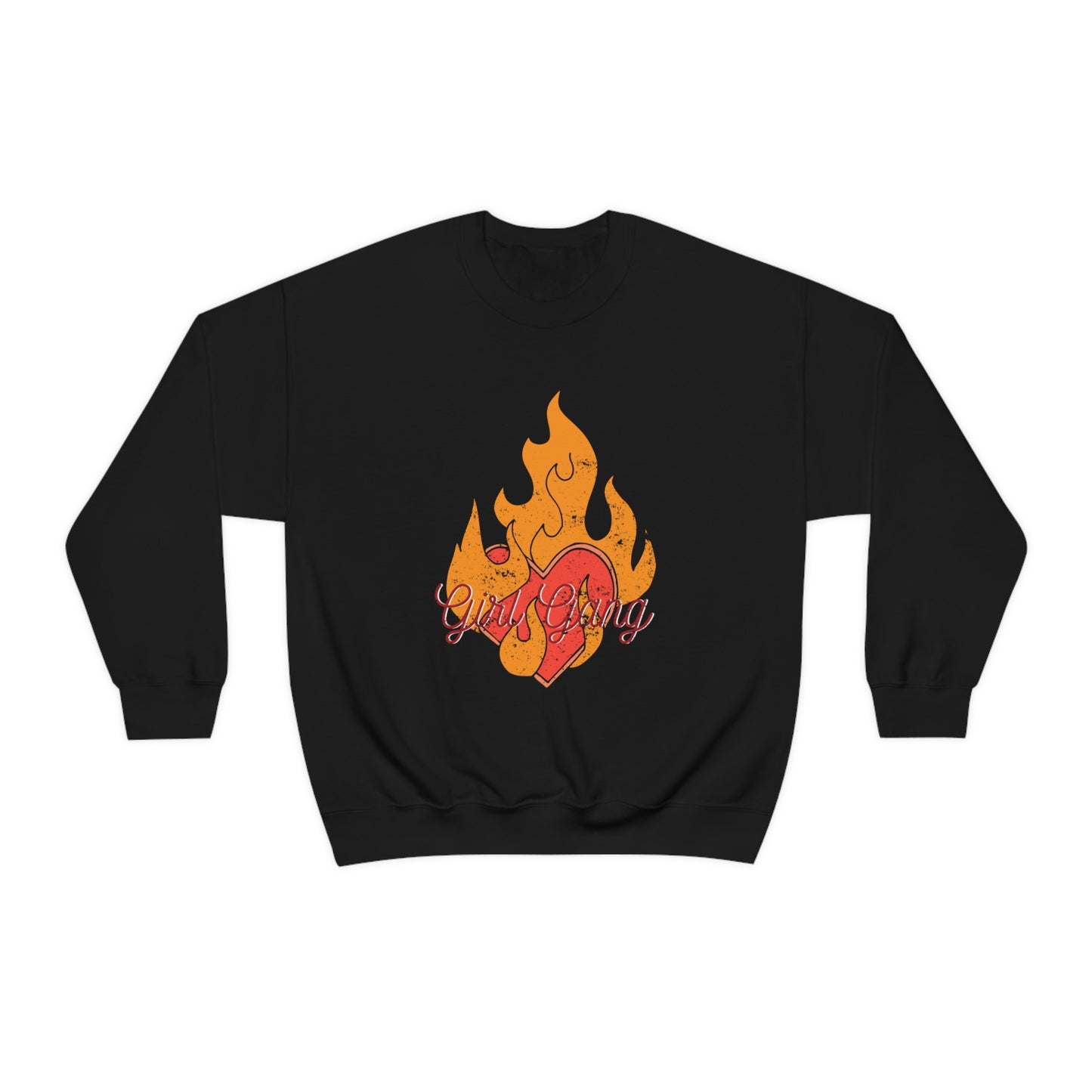 Girl Gang on Fire Crewneck Sweatshirt