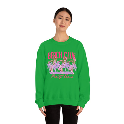 Beach Club Party Time Crewneck Sweatshirt