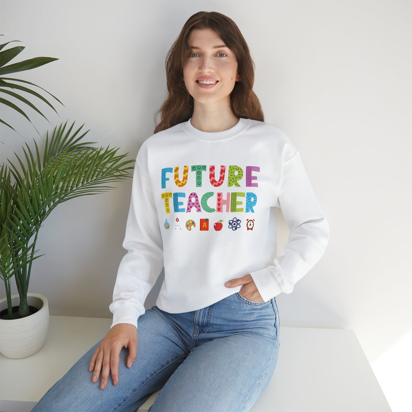 Future Teacher Crewneck Sweatshirt