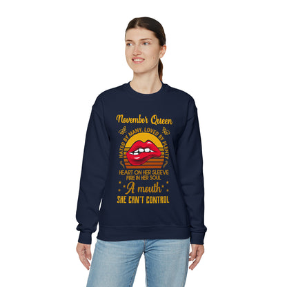 November Queen Crewneck Sweatshirt