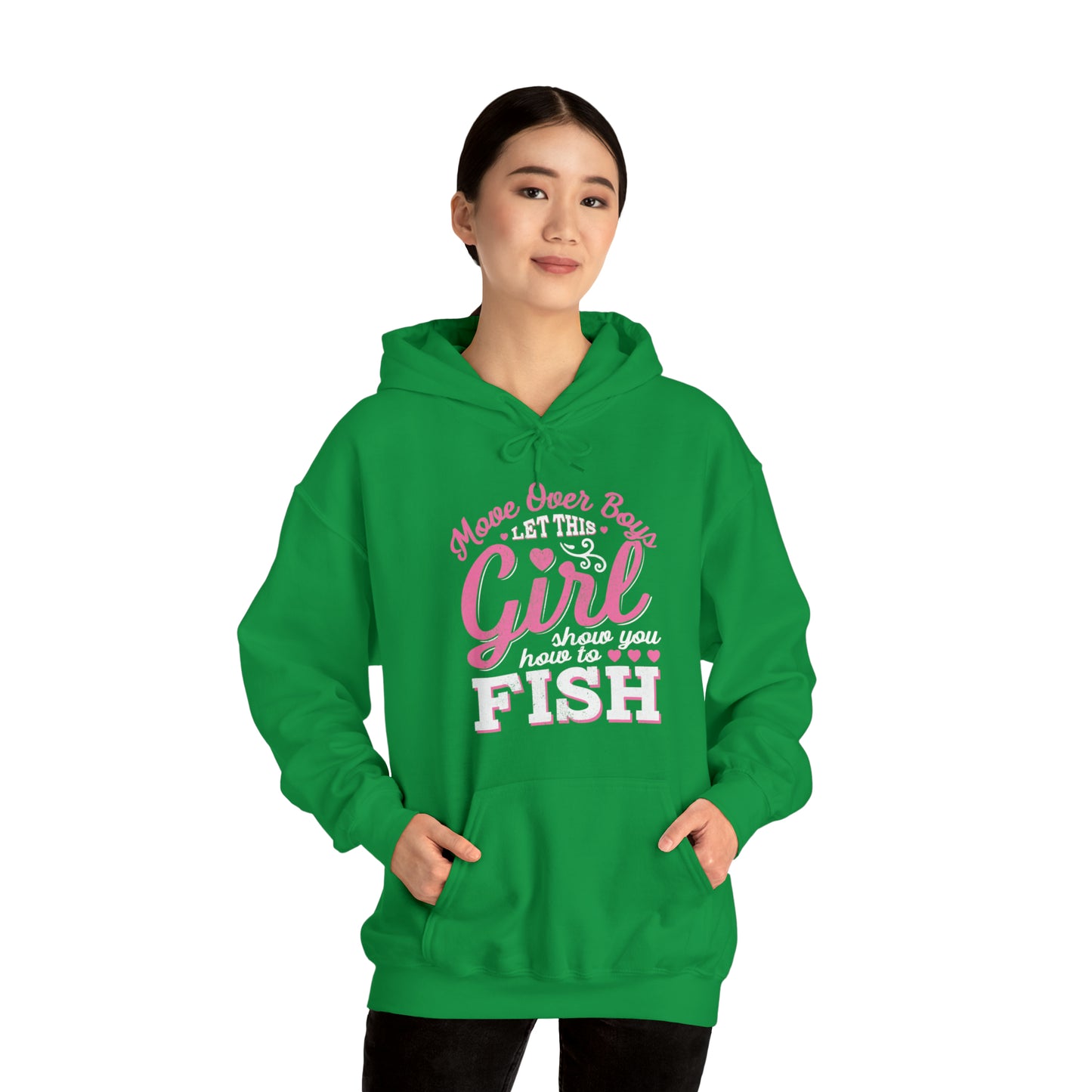 Girl Fishing Hoodie