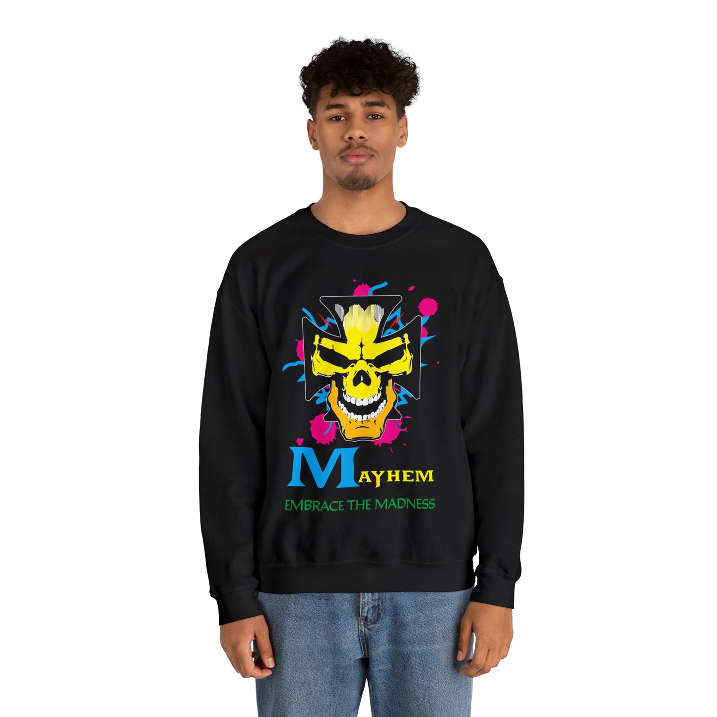 Mayhem embrace madness Crewneck Sweatshirt