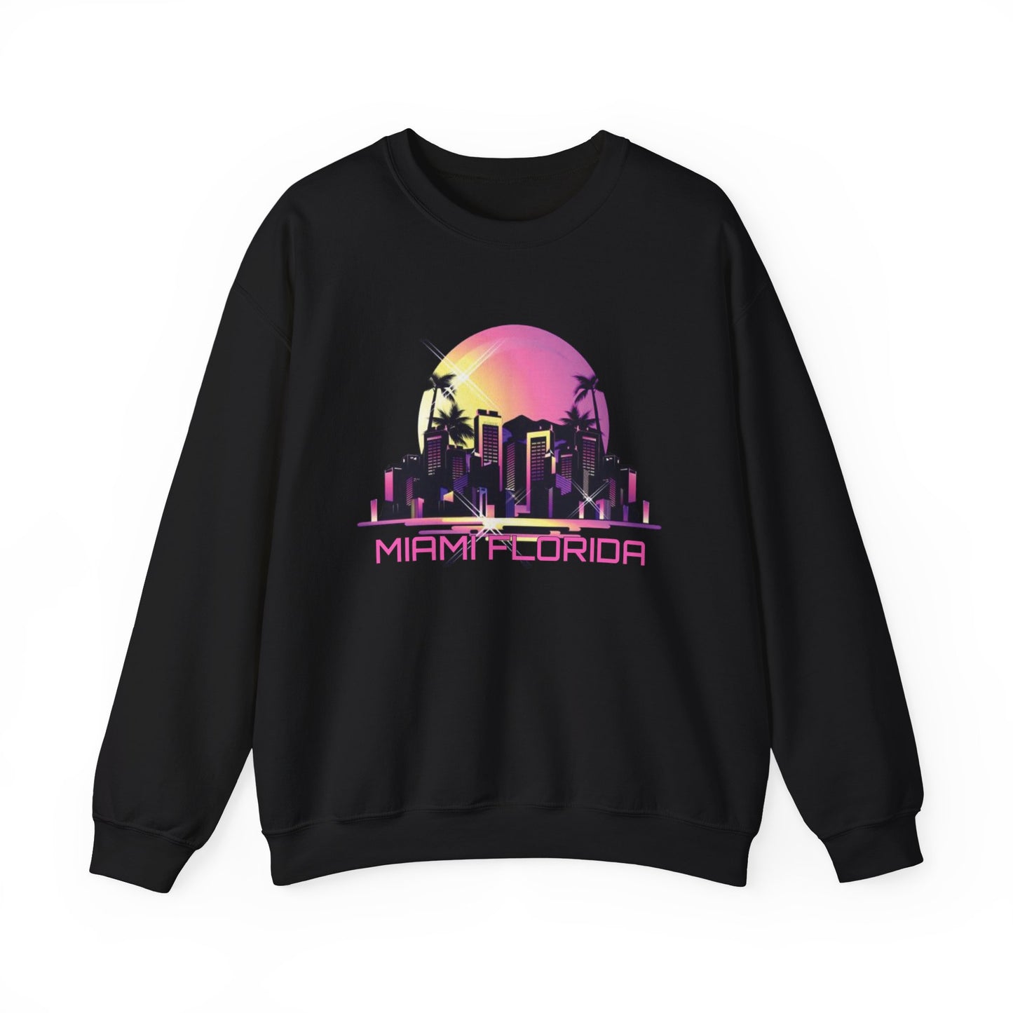 Miami Florida night life Crewneck Sweatshirt