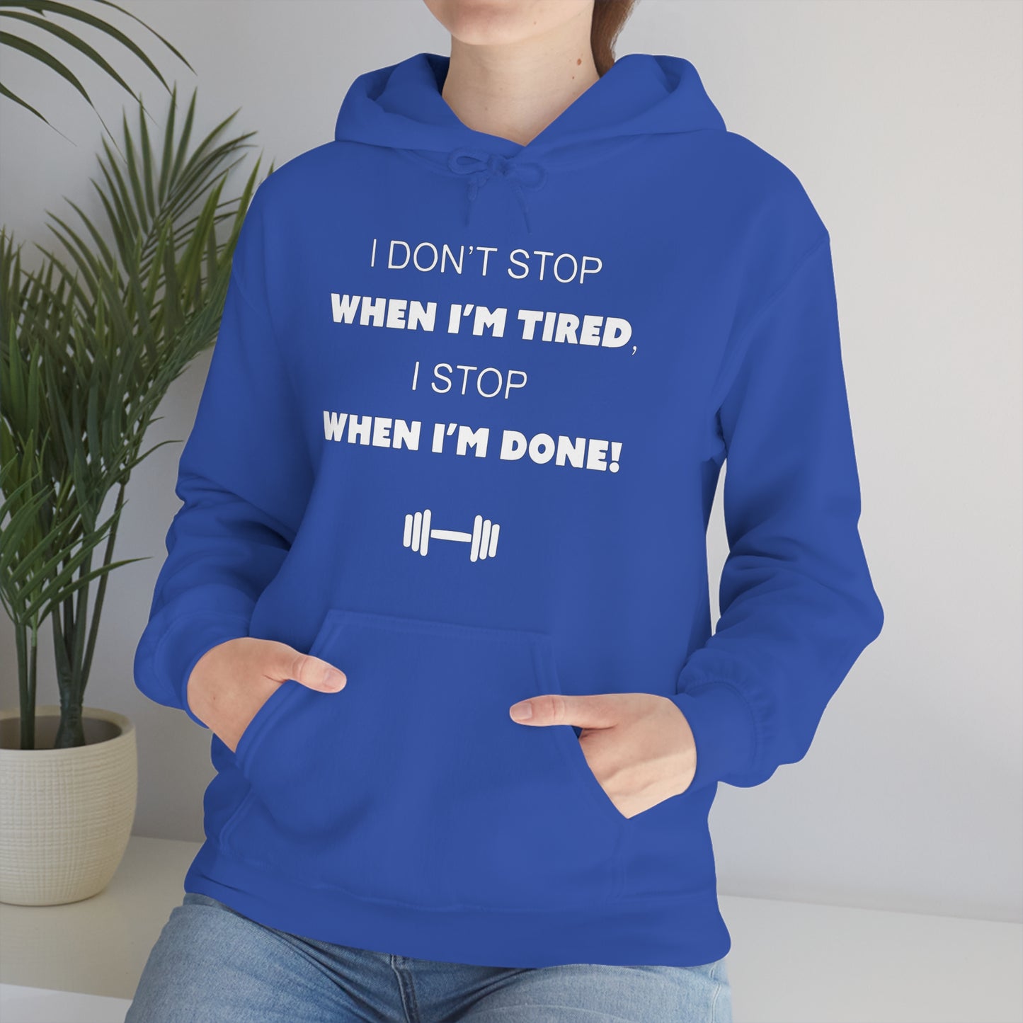 I Don't Stop gym Hoodie