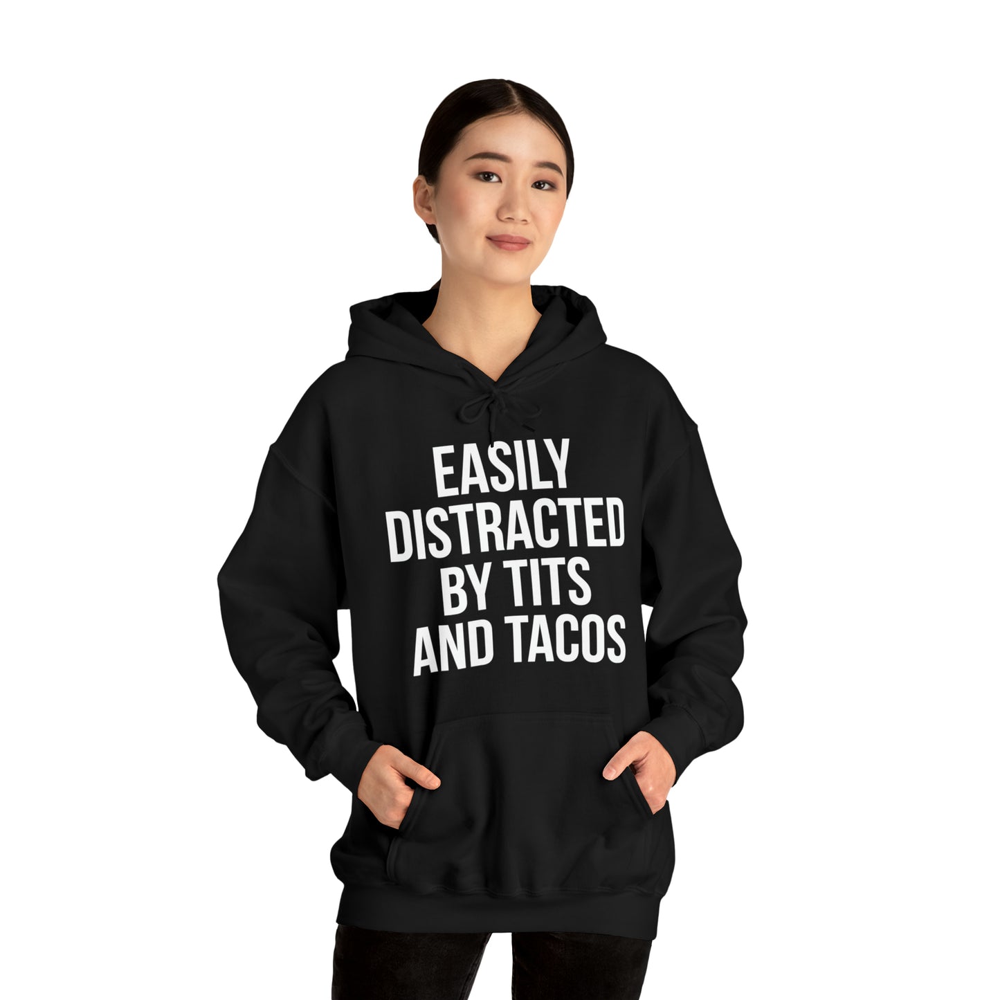 Easily distracted by tacos Hoodie