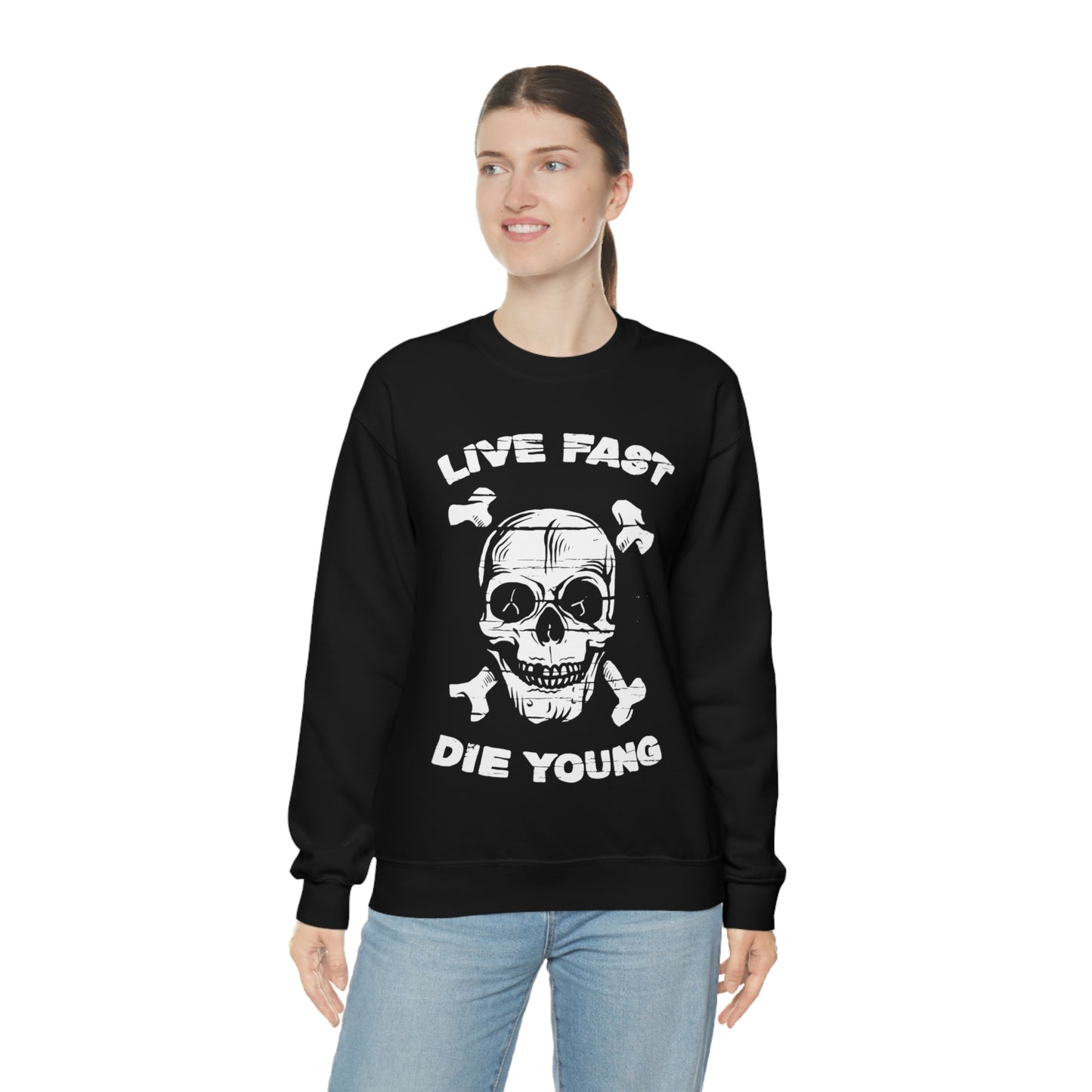 Live Fast Die Young Crewneck Sweatshirt