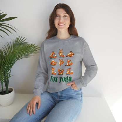 Fox yoga Crewneck Sweatshirt