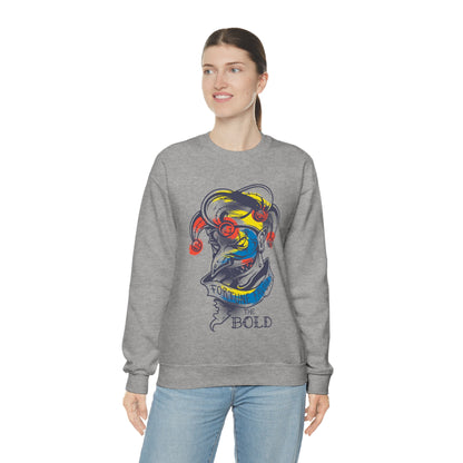 Fortune Favors the Bold Crewneck Sweatshirt