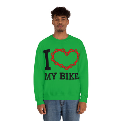 I love my bike Crewneck Sweatshirt