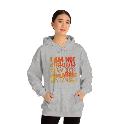 I Am Not Arguing I Am Just Explaining Why I Am Right Hoodie