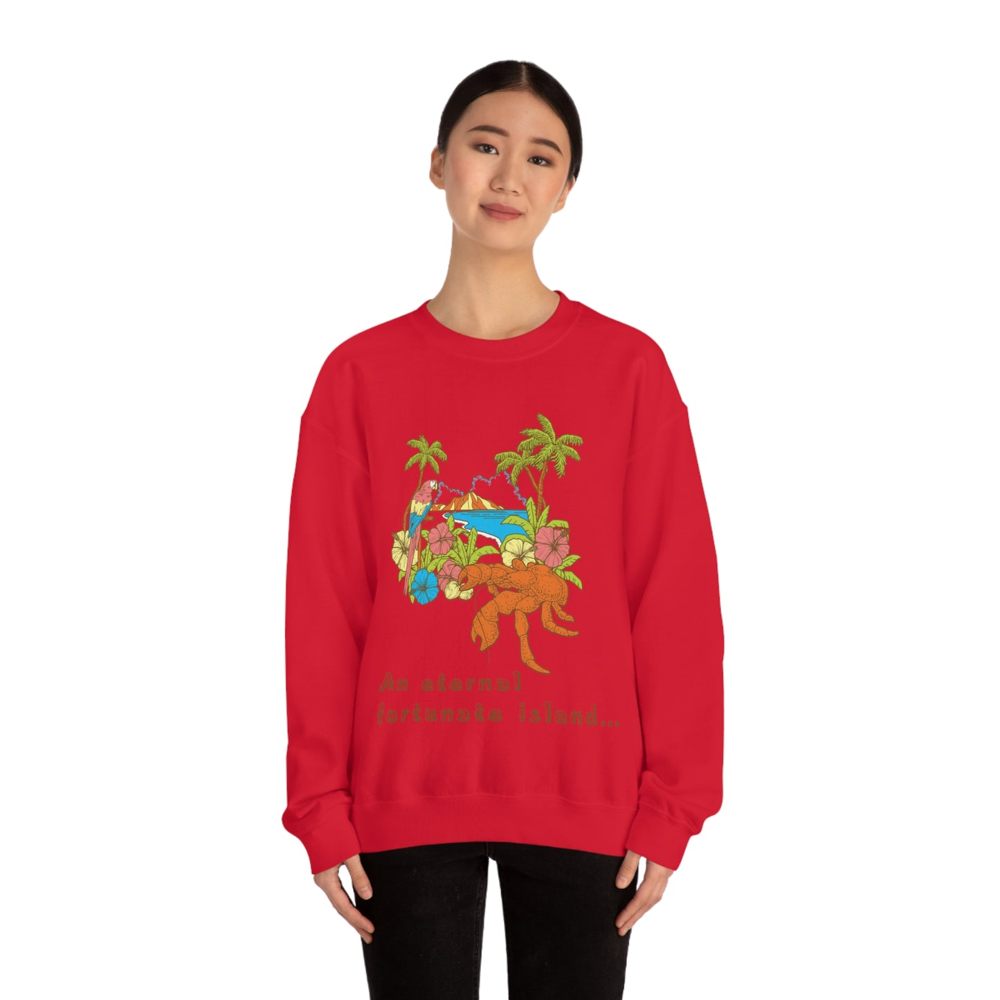 An Eternal Island Crewneck Sweatshirt