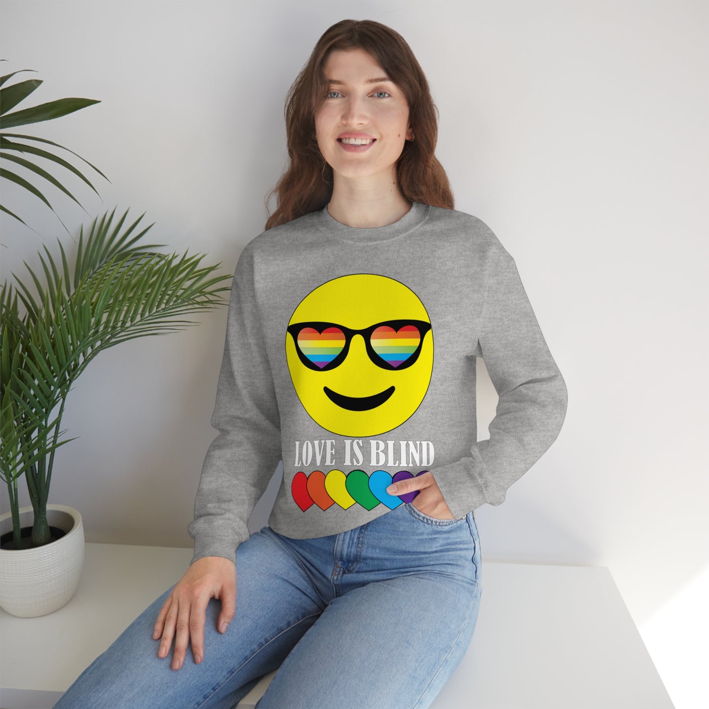 LOVE IS BLIND Crewneck Sweatshirt