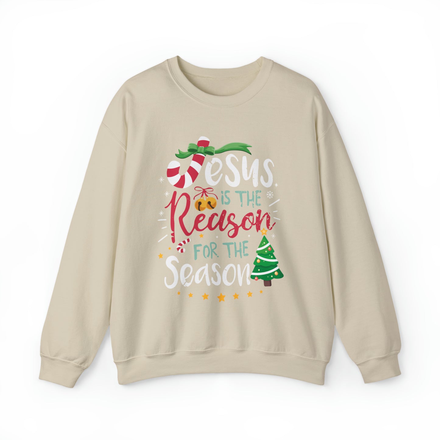 Jesus is the reason Christmas Crewneck Sweatshirt