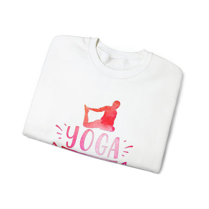 Yoga And Wine Crewneck Sweatshirt