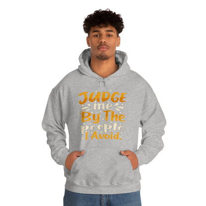 Judge Me By The People I Avoid Hoodie